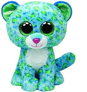 Amazon.com: Ty Beanie Boos Buddies Leona Blue Leopard