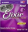 Elixir 80/20 Bronze Anti Rust Polyweb Medium Acoustic Guitar Strings
