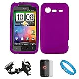 Purple Premium Soft Rubberized Silicone Skin Cover for Verizon Wireless New ....