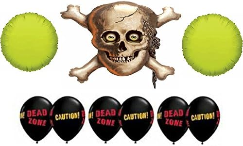 Skull and Cross Bones Balloon Bouquet