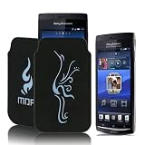 Mofi New Desirful Ledertasche für Sony Ericson Xperia Arc, CRANE