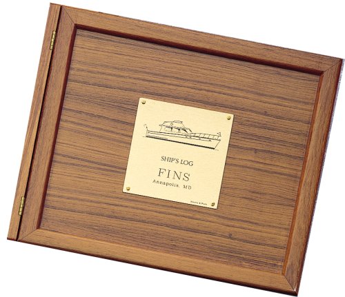 Weems & Plath Boat Log Book Teak Cover (Power 