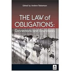 The Law of Obligations: Connections and Boundaries (UCL)
