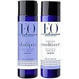 EO All Natural Organic Herbal Everyday Lavender Shampoo and Conditioner Bundle With Aloe Vera, Witch Hazel, Panthenol, Chamomile, Calendula, White Tea, Vitamin A & E For Normal to Dry Hair, 8.4 fl oz