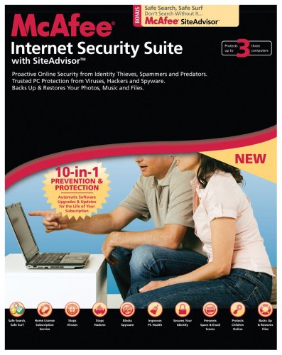 McAfee Internet Security Suite 2008 (3 User Edition) (PC)