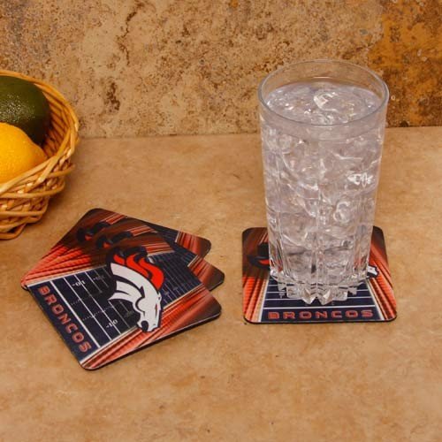 Denver Broncos 4-Pack Neoprene Coasters
