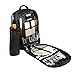 BRUBAKER Picnic Backpack Four Person with Removable Insulated Bottle Holder, Tableware and Plates