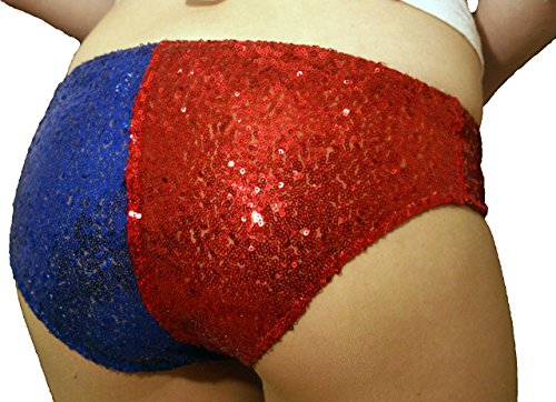 The Cosplay Company Sequined Red and Blue Shorts