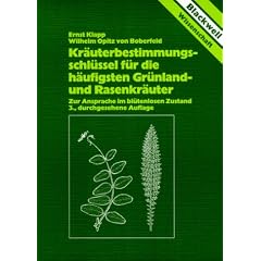 Kr�uterbestimmungsschl�ssel f�r die h�ufigsten Gr�nlandkr�uter und Rasenkr�uter