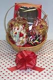 Review Scott's Cakes  / Scott's Cakes Large Time for Love Valentie Basket Handle Heart Wrapping