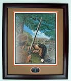 Tennessee Volunteers - The Time Traveler Framed Autographed Lithograph By Joe Belt From Sports Ma