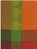 Waffle Weave 100% Cotton Maple Leaf Dishtowel Rust 18" X 28" Set / 6