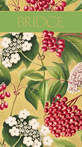 Entertaining with Caspari Berry Chintz SP118 Bridge Score Pad