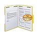 Smead Fastener File Folders, 50 Count, Yellow, Reinforced 1/3-Cut Tabs, 2 Fasteners, Letter Size (12940)