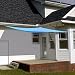 Kitchen & Housewares : Triangle Sunshade Sail - Blue