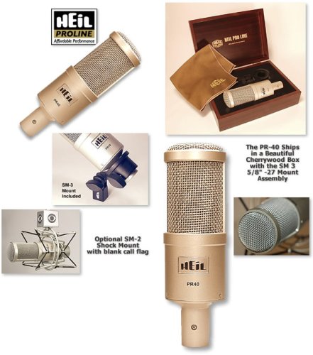 Heil PR-40 Dynamic Studio Recording Microphone