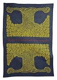 Faribault Mills World Tree 100% Virgin Wool Jacquard Throw