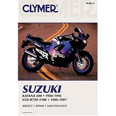 Clymer Suzuki Katana 600 1988-1996, Gsx-R750-1100, 1986-1987 (Clymer Motorcycle Repair)