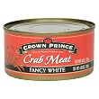 Crown Prince Fancy White Crab Meat, 6-Ounce Cans (Pack of 12)