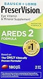 Bausch and Lomb PreserVision AREDS 2 Formula Eye Vitamin and Mineral Supplement - 180 Softgels