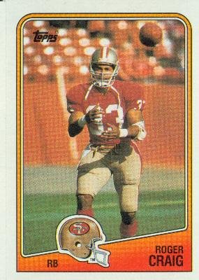 1988 Topps #40 Roger Craig - San Francisco 49ers (Football Cards)