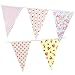 30ft Vintage Baby Shower Tea Party Pennant Flag Banner Bunting Party Decoration Pennant Banner Long Letter (C1006)