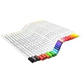 Colored Pencils, AFUNTA 24-color Unique(NO DUPLICATES) Premium Grade Coordinating Barrels Perfect for Artist Sketch/ Adult Secret Garden Coloring Book/ Kids painting beginners/Manga Artwork Drawing
