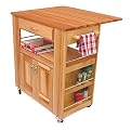 Heart of the Kitchen Island with Drop Leaf