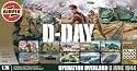 Airfix A50064 1:76 Scale D-Day Collection Dioramas Gift Set with Paints, Glue and Brushes
