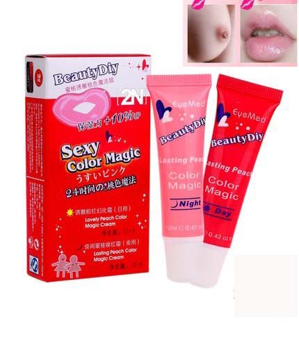 2pcs pink nipple lips cream lightening bleaching privat…