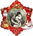Alaskan Malamute Porcelain Holiday Ornament