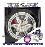 Great Neck Tools  16903  14 Back Lit Tire Wall Clock