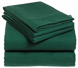 Pinzon 150 Gram Solid Flannel King Sheet Set, Pine