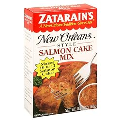 Zatarain's Seafood Cake Mixes, Salmon Cake Mix, 5.75-Ounce Boxes (Pack of 12)