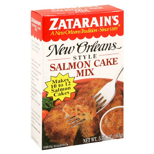 Zatarain's Seafood Cake Mixes, Salmon Cake Mix, 5.75-Ounce Boxes (Pack of 12) by Zatarain's