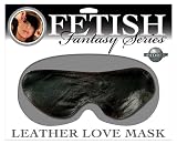 Fetish Fantasy Leather Love Mask, Black