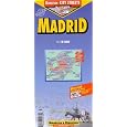 Madrid City Streets Laminated Map