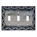 Leaf and Vine Triple Switch Wall Plate- Set of 2