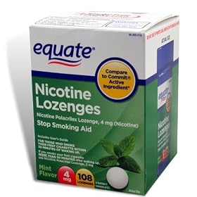 Equate: Stop Smoking Aid Nicotine Lozenge