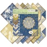 KandCompany Blue Awning Specialty 12-Inch by 12-Inch Paper Pad