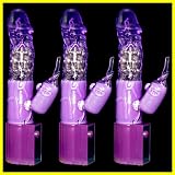 Pearl Rabbit Vibrator with Rotation & Vibration Purple