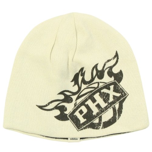 Phoenix Suns Big Logo Winter Knit Beanie Hat - Cream