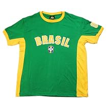Brand New Body Glove Fifa Brazil Green Yellow Soccer Shirt