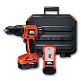 Black & Decker CD12SFK 12-Volt Ni-Cad 3/8-Inch Cordless Drill/Driver with Stud Finder