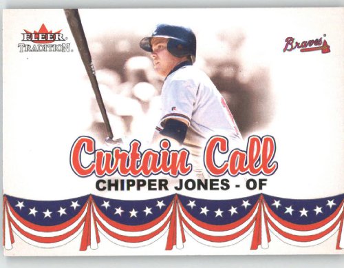 2002 Fleer Tradition Update #U383 Chipper Jones CC - Atlanta Braves (Curtain Call) (Baseball Cards)