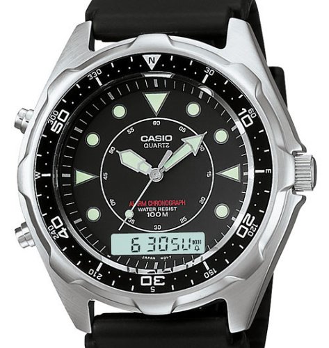 Casio Men's Marine Ana-Digi Dive Watch #AMW320R-1EV