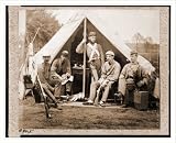 Civil War Photo (M): 7th New York State Militia Camp Cameron D.C. 1861