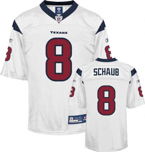 Reebok Matt Schaub Houston Texans Replica Jersey - White (Large)