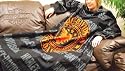Harley-Davidson® Comfy Snug Throw Blanket with Sleeves. Stay Snuggly and Warm. Large Harley Graphic® and All-Over Harley® Print. One size fits all. 1HDM03500/P