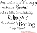#2 Imperfection is beauty madness Is genius and it's better to be absolutely ridiculous than absolutely boring Marilyn Monroe wall art wall sayings quote